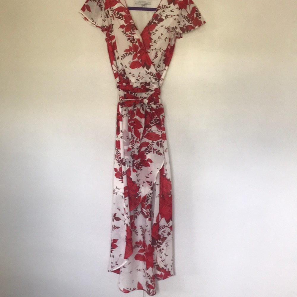 Floral dress  tiered maxi dress